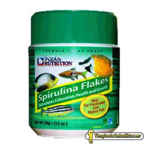 Ocean Nutrition Spitulina flakes escamas (34g)