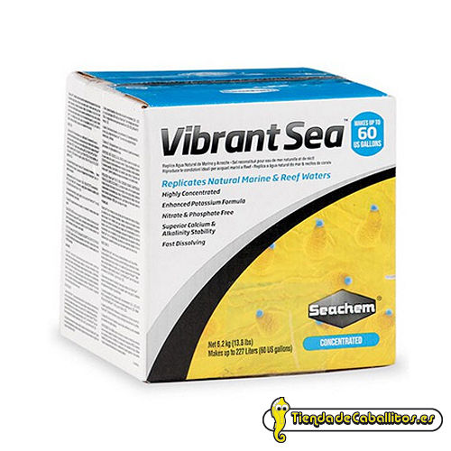 Seachem Vibrant Sea Salt 6,25 kg (227 litros)